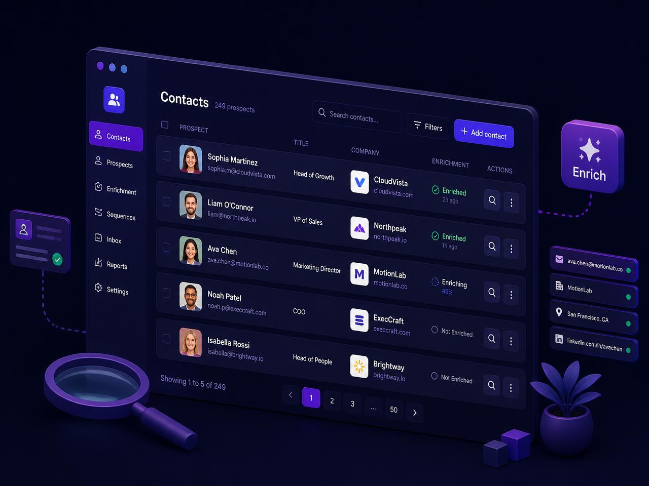 ZenLists — L'assistant de prospection intelligente